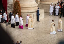 Chasing the geography of the clergy sexual abuse crisis Pope Leo XIV walks towards Saint Peter's square altar on his Inaugural Mass, May 18, 2025. Picture from the archdiocese of Lima's social media feed.